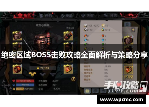 绝密区域BOSS击败攻略全面解析与策略分享